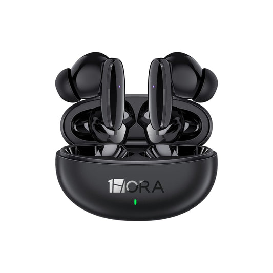 AURICULARES INALAMBRICOS 1HORA AUT205 BLANCO/NEGRO